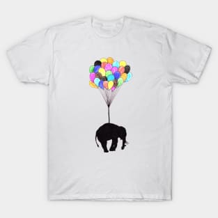 Elephant on balloons T-Shirt